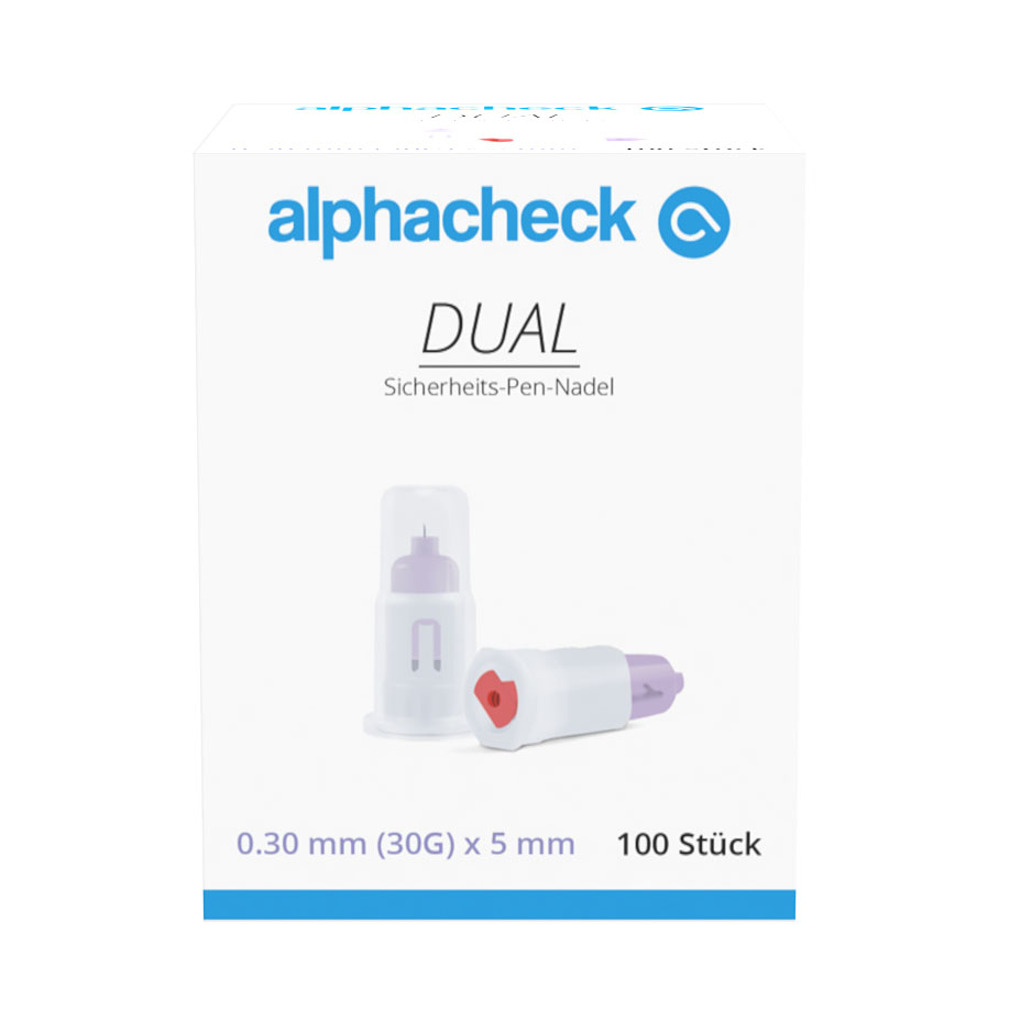alphacheck DUAL Sicherheits-Pen-Nadeln