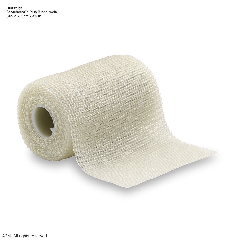 3M Scotchcast Plus-Binden weiß 5 cm x 3,6 m (10 Stck.)