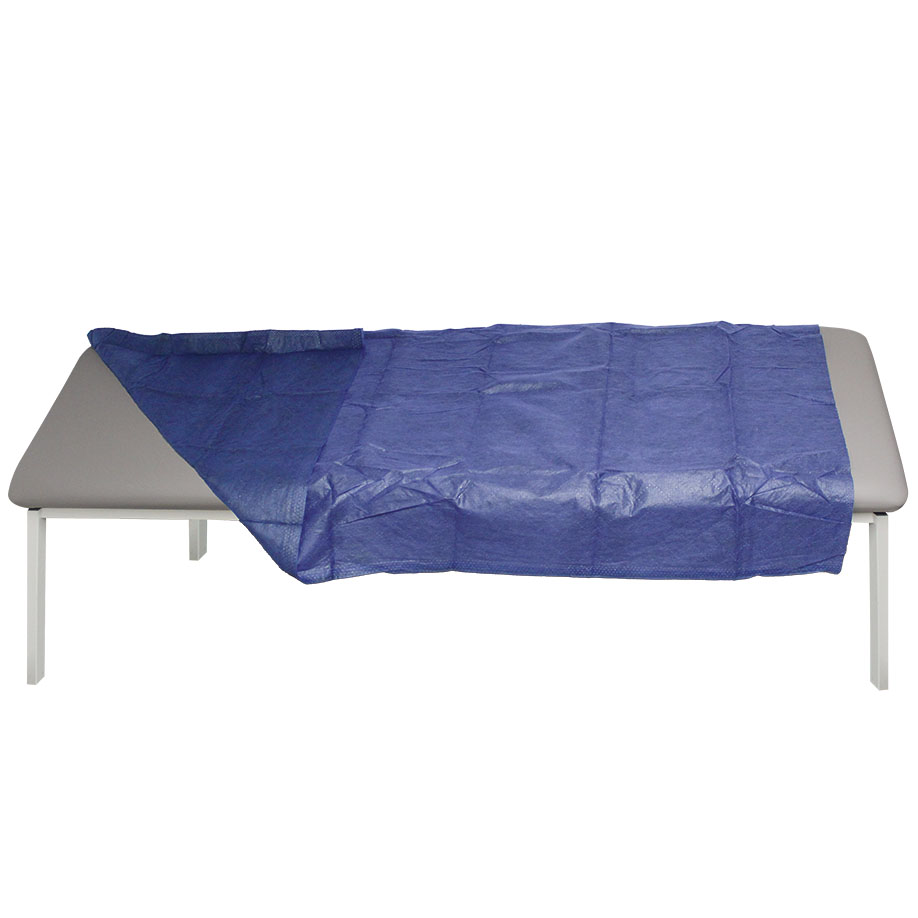 Fleece-blanket disposable 190 x 110 cm blue, 300 g