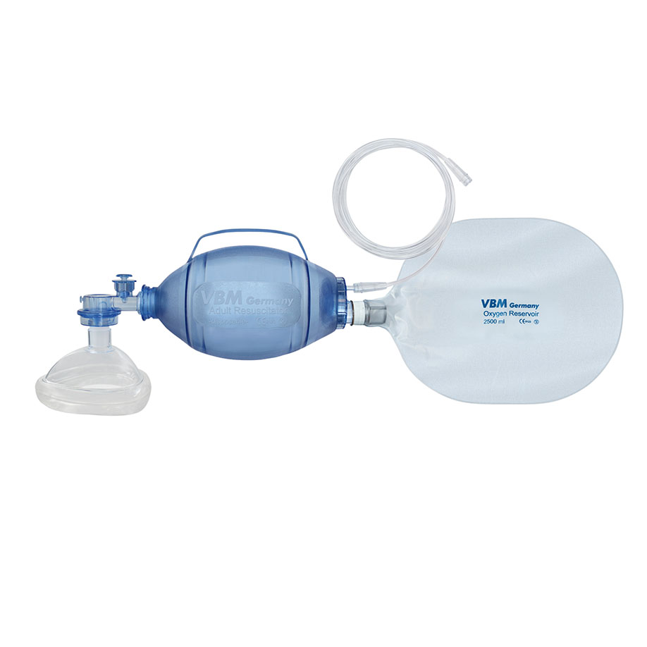 PVC Beatmungsbeutel Set für Erwachsene, mit transparentem PE-Beutel,