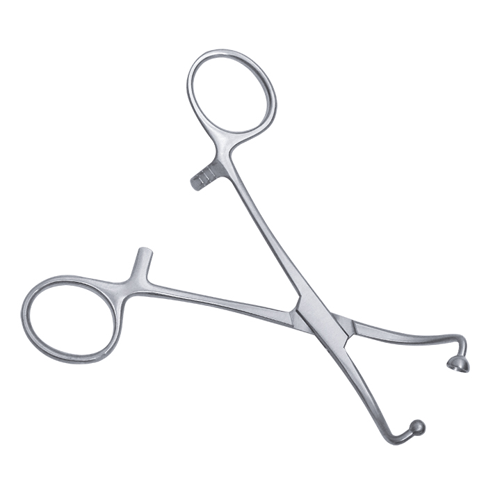 Tuchklemme Kugel und Schale 13 cm