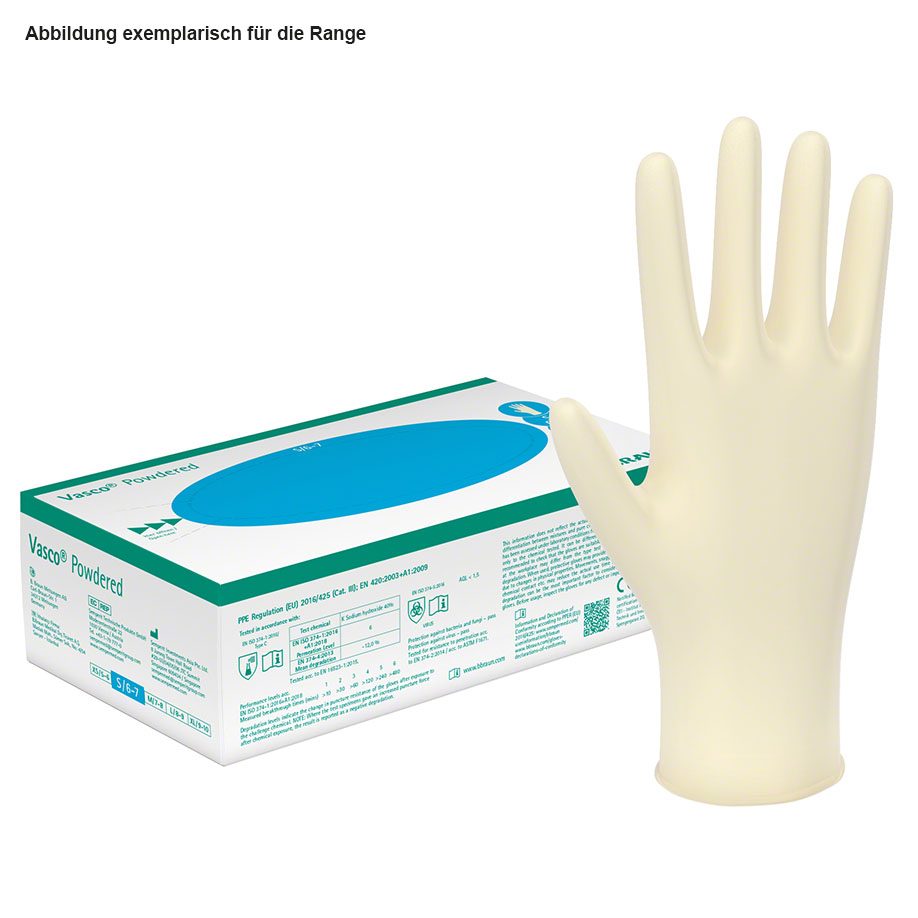 Vasco powdered Untersuchungshandschuhe