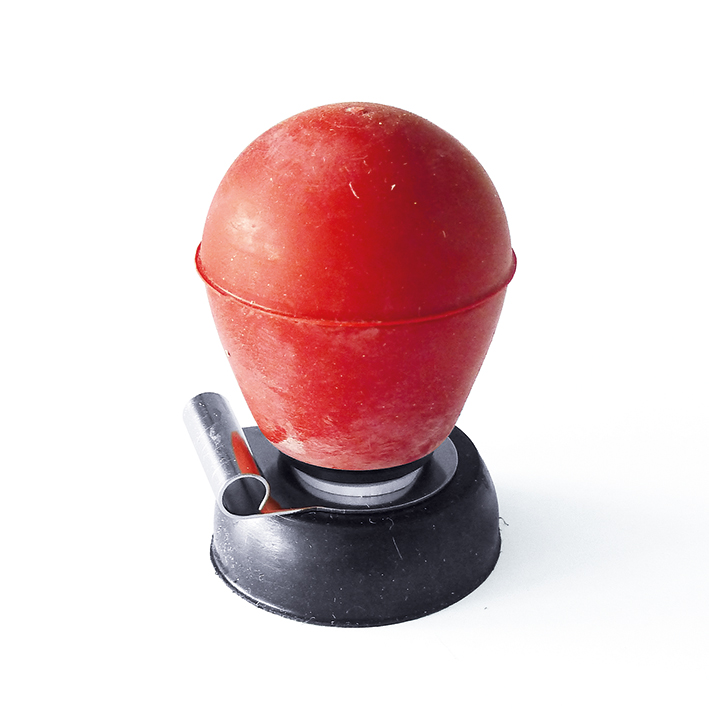 Brustwandsaugelektrode rot, für Hellige,