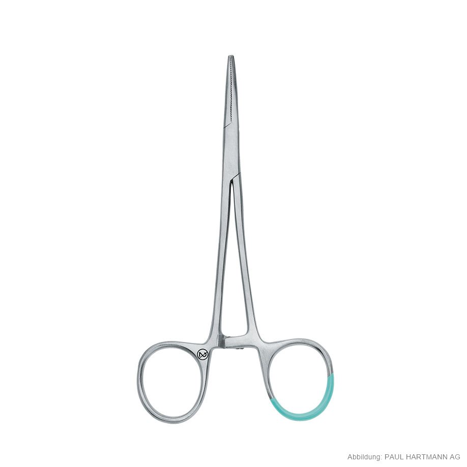 Peha-instrument Mosquitoklemmen Halsted anatomisch, gebogen 12,5 cm (25 Stck.)