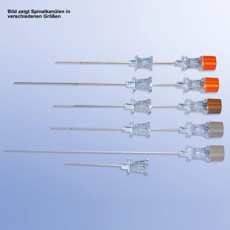 Spinalkanülen 25 G (0,53 mm) x 90 mm mit Führungskanüle 18 G x 38 mm (25 Stck.)