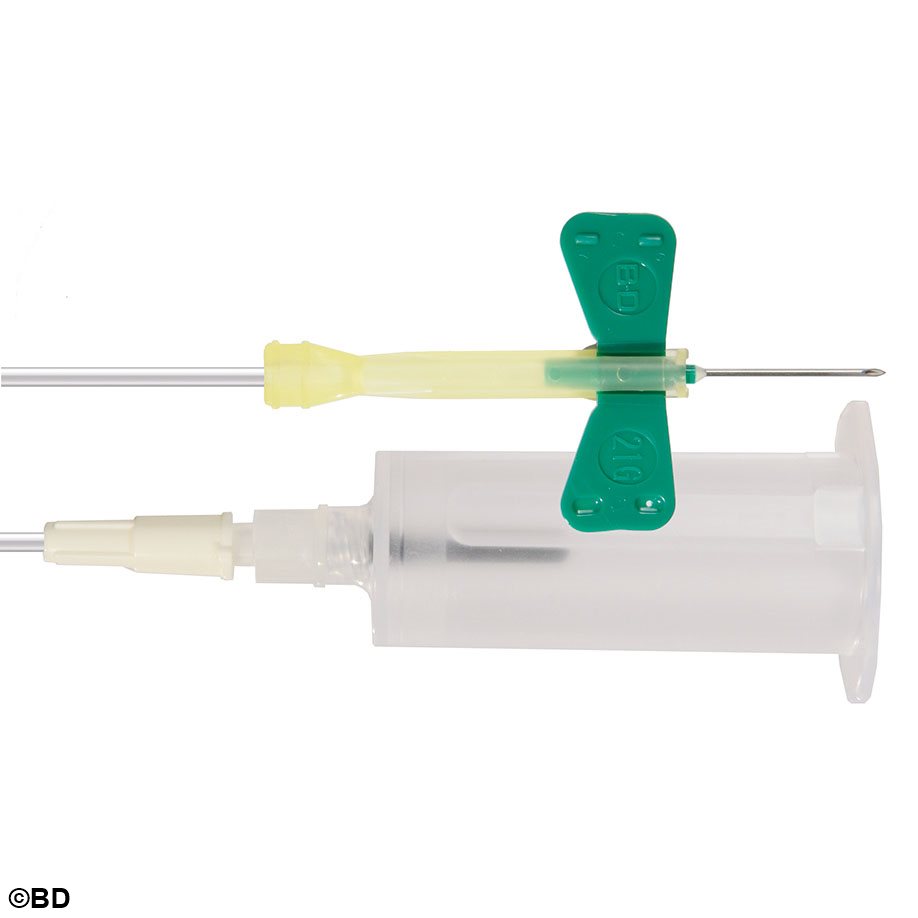 Pre-Attached BD Vacutainer Safety-Lok Blutentnahmeset 21 G 3/4'' (25 Stck.)