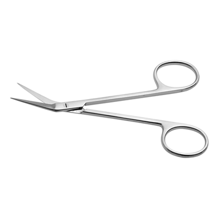 Iris Schere abgewinkelt, spitz/spitz 11 cm