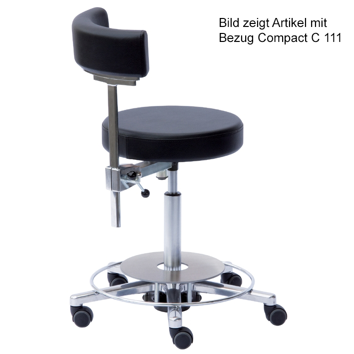 Arbeitsstuhl mit Rückenlehne,