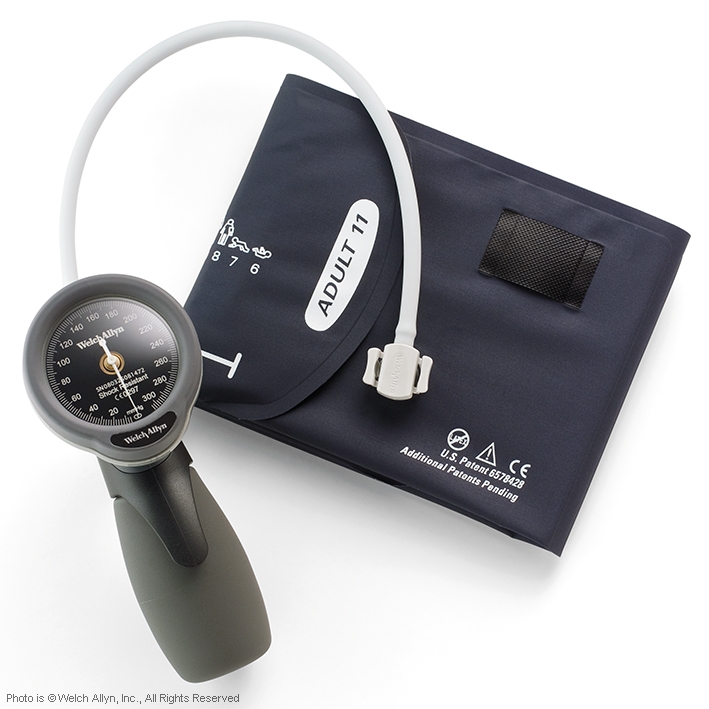 DuraShock Blutdruckmessgerät DS66 Ø 50 mm, verchromt, 1-Schlauch,