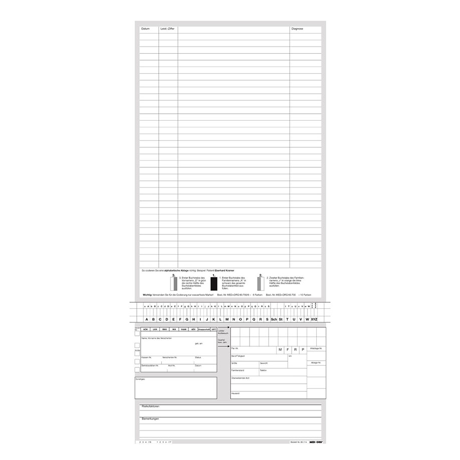 Karteitaschen ALPHAnorm DIN A5 quer