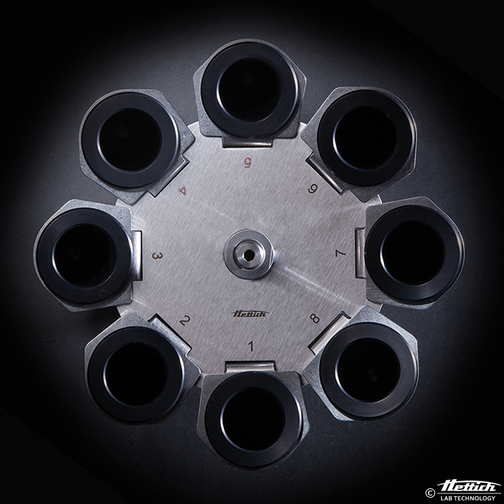 Ausschwingrotor 8-fach, komplett mit