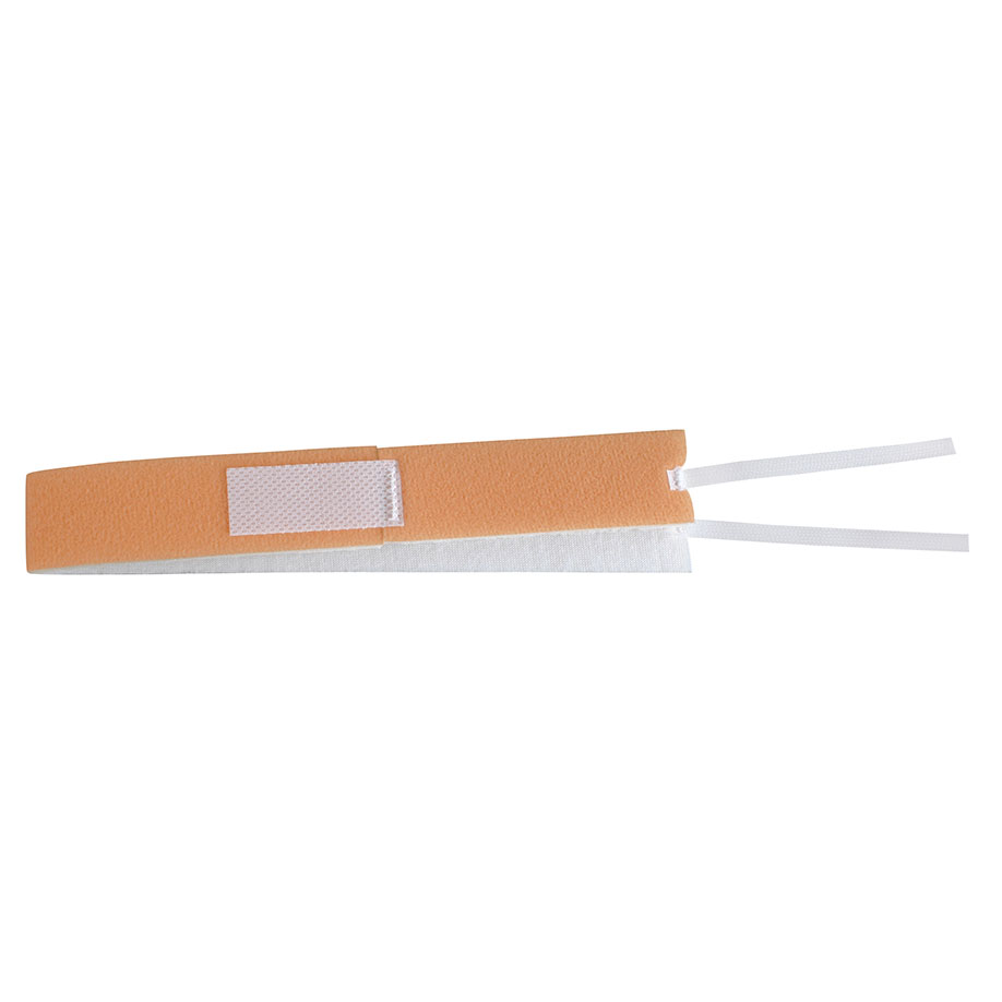 Einmal-Tracheostomie-Halsband beige für Erwachsene und Kinder, Länge: 400 mm