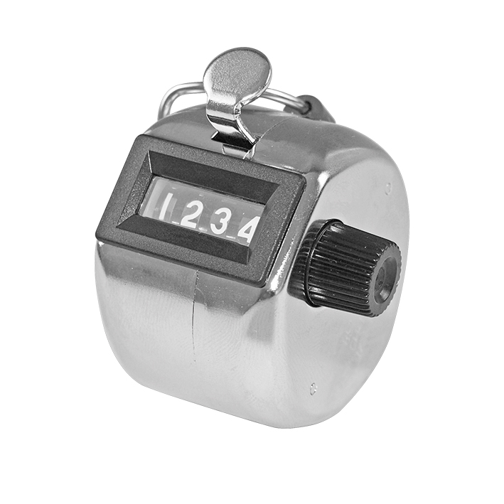 Handzähler, 4-stellig, mit Taster