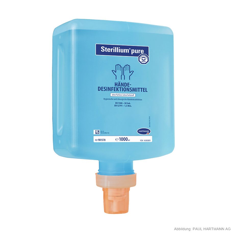 Sterillium pur CleanSafe 1,000 ml hand disinfectant