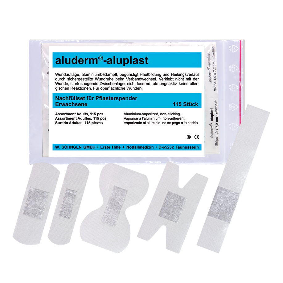 Refill Set aluderm-aluplast complete (115 plaster)