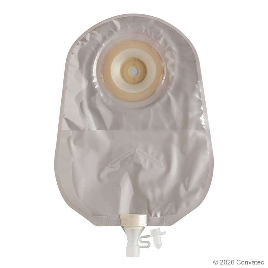 Esteem Body, Urostomiebeutel, standard, transparent, V3, Tiefe 7 mm, ausschneidbar 10 - 25 mm (10 Stck.)