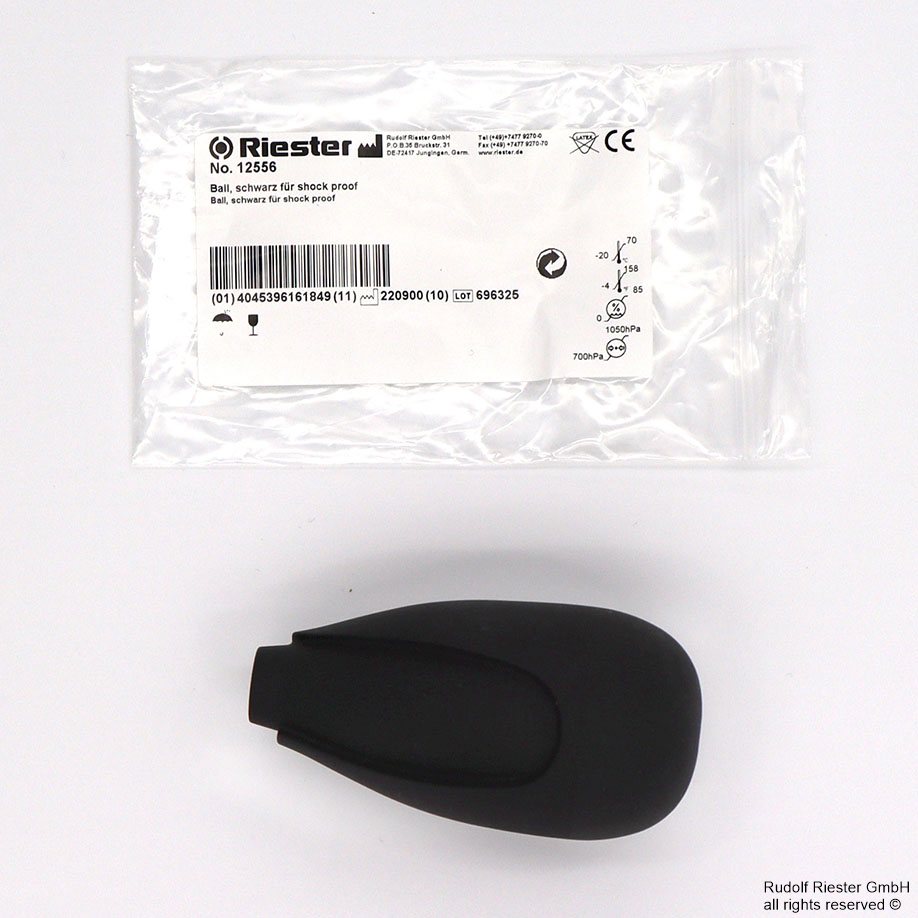 Ersatz-Pumpball für R1 shock-proof schwarz, latexfrei
