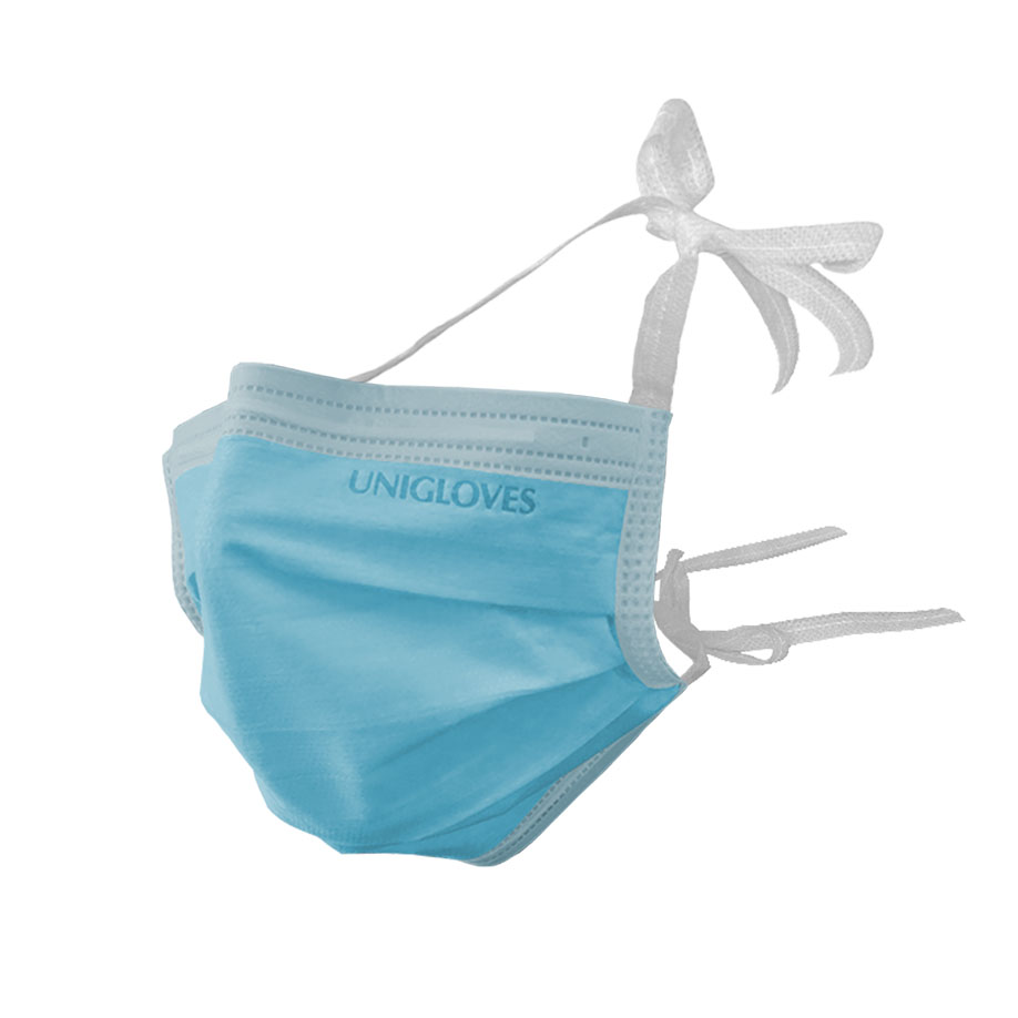 OP-Mundschutz Basic, mit Bändern,