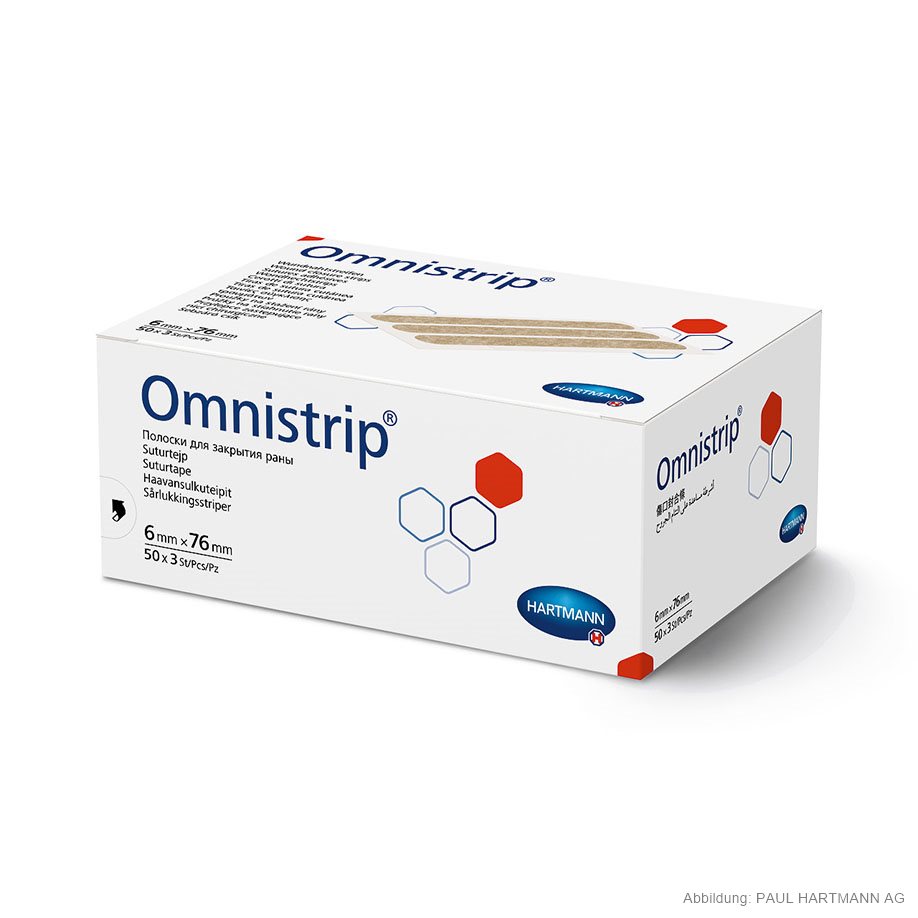 Omnistrip Wundnahtstreifen steril,