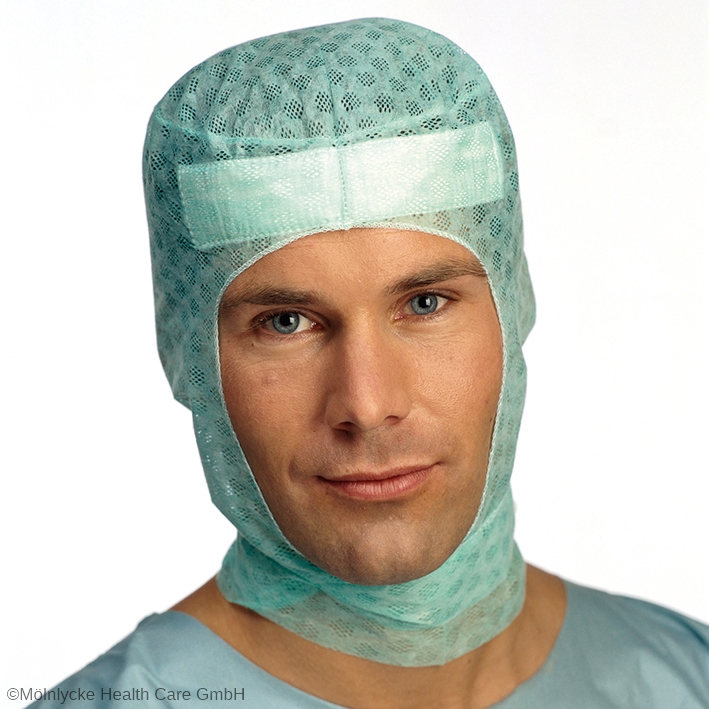 Barrier surgeon's caps ALL Pro green (70 pcs.)