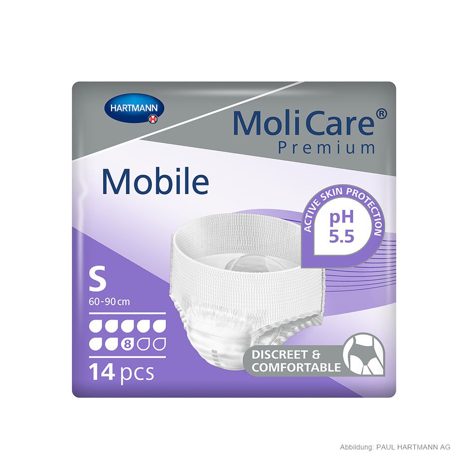 MoliCare Premium Mobile sz. S (14 pcs.) incontinence pull-up pants