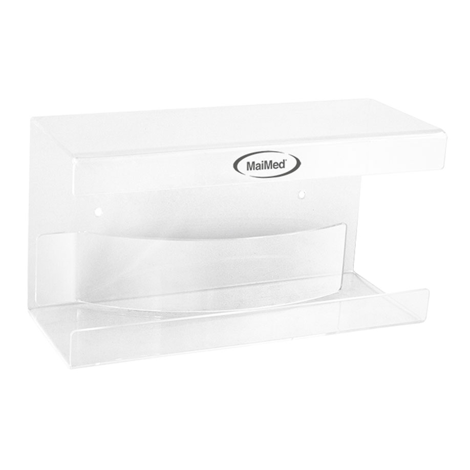 Wandhalter aus Acryl, 1-fach, transparent, für Handschuhboxen