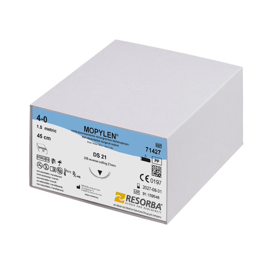 MOPYLEN DS 21 4/0=1,5 blau monofil,