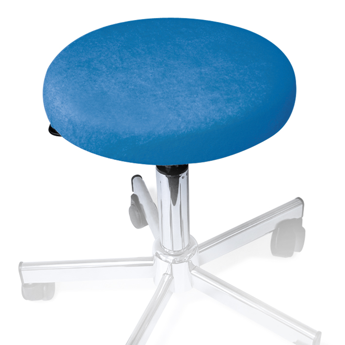 Hockerbezug Frottee aqua