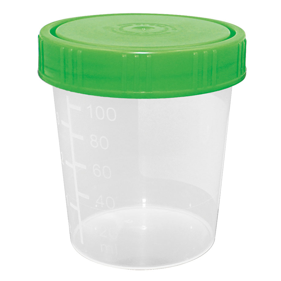 Urinbecher 100/125 ml mit