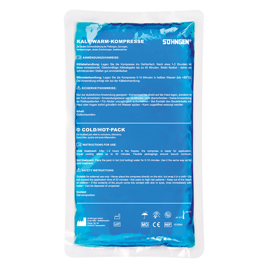 Thermo Kalt/Warm-Kompresse groß ca. 28 x 15 cm