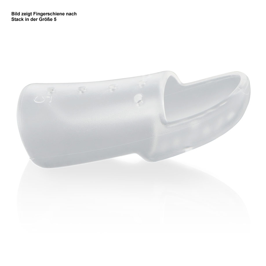 Fingerschiene nach Stack