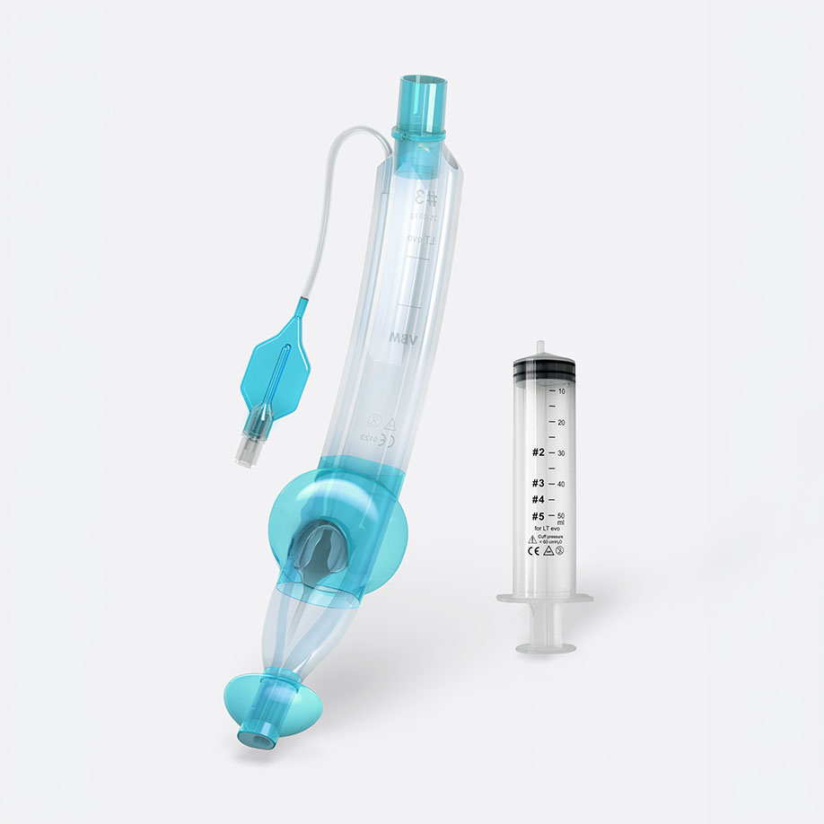 Einmal-Larynx-Tubus LTevo Einzel-Set steril, mit Spritze, Gr. 3 für Patientengewicht 25-50 kg