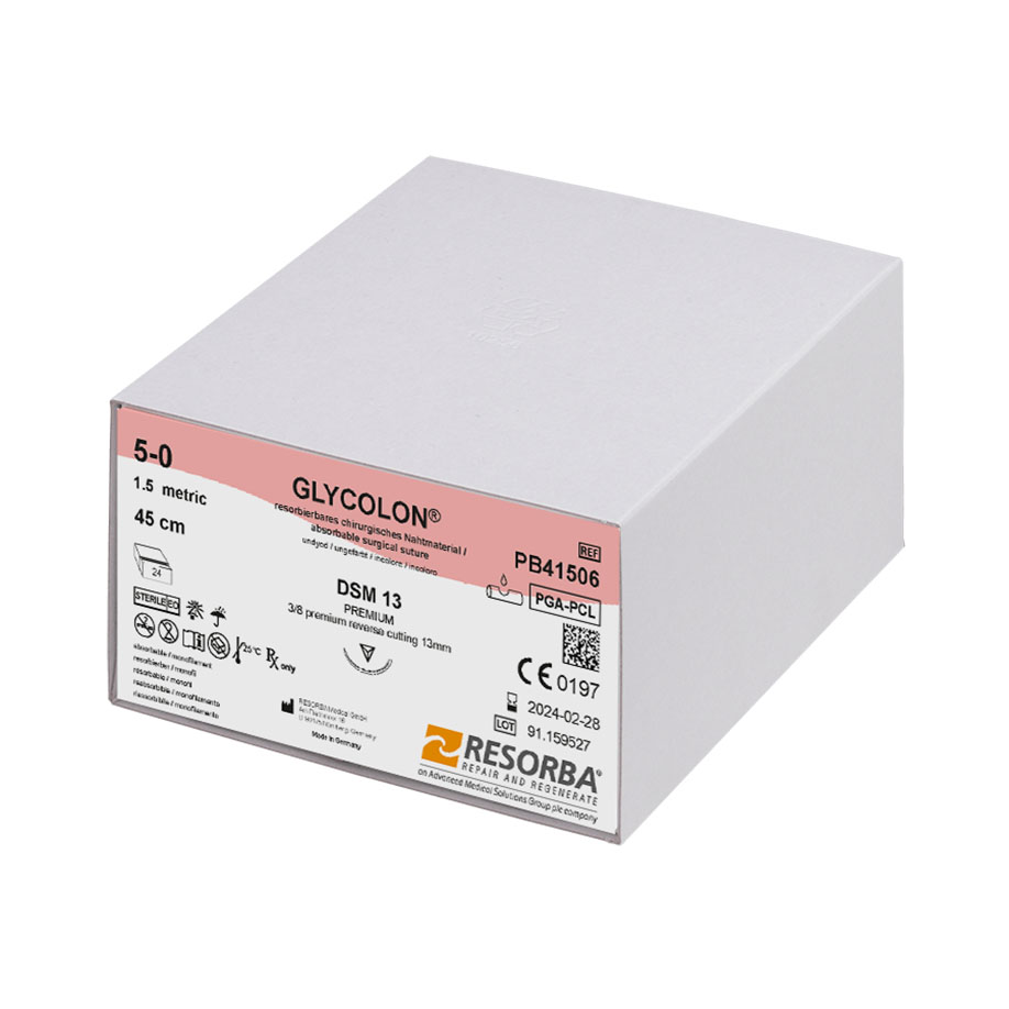 GLYCOLON DSM 13 4/0=1,5 ungefärbt,