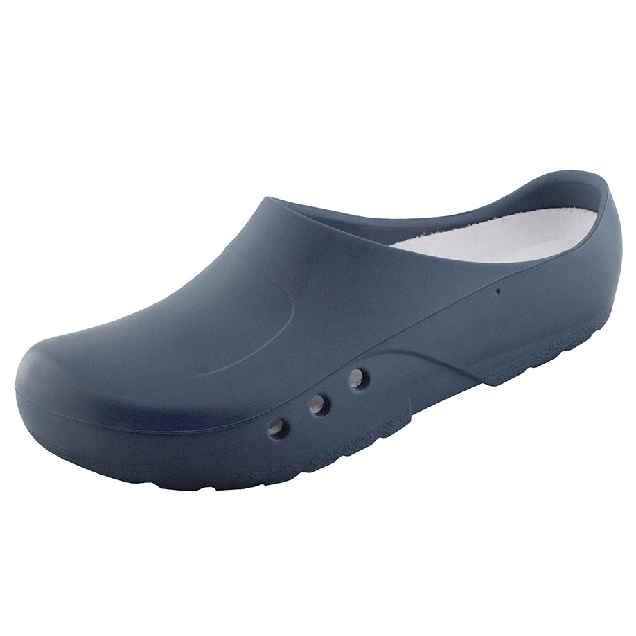 OrthoClogs surgical clogs,  without heel strap, blue, sz. 44