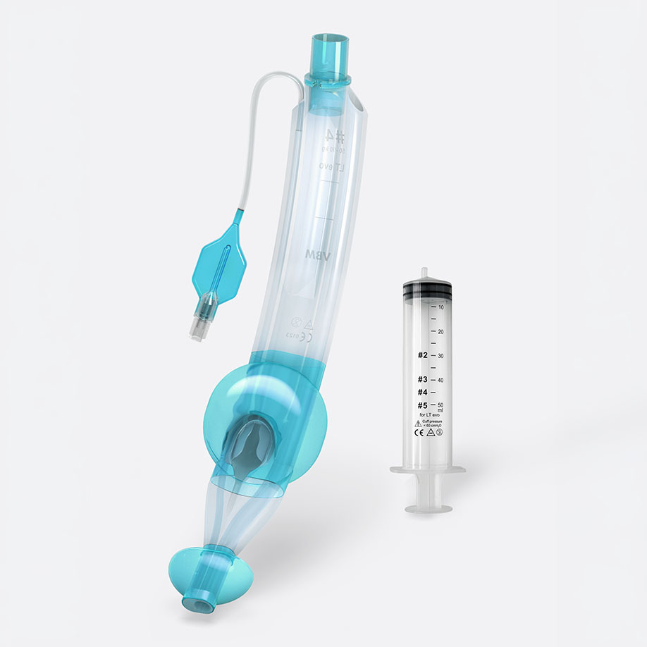 Larynx-Tubus LTevo mit Spritze, zum Einmalgebrauch, steril