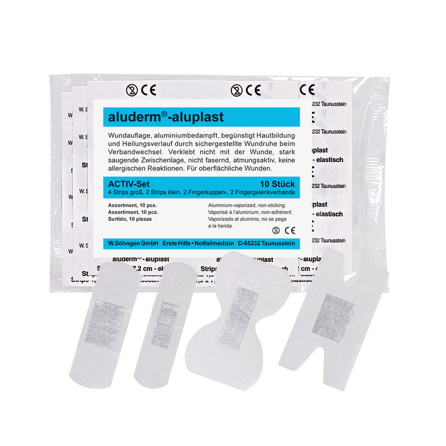 Activ-Set aluderm-aluplast  plaster assortment elastic (10 pcs.)