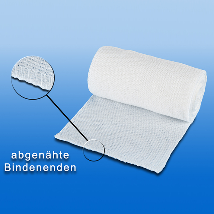 NOBALASTIK Mittelzugbinden, weiß