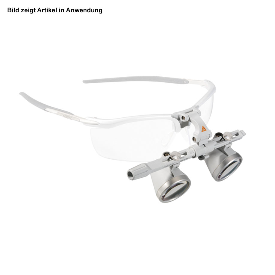 Optiken mit i-View Lupenträger für S-FRAME im Koffer, HR2,5X/340 mm