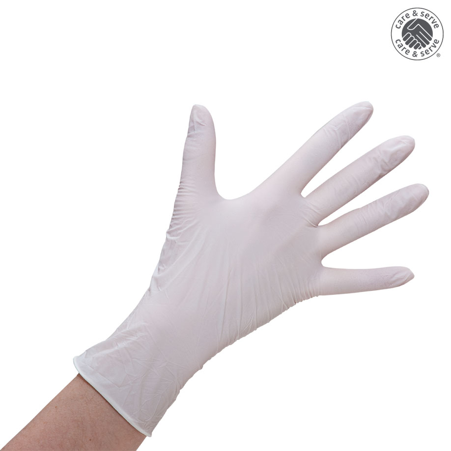 wiroFEEL PF Nitril U.-Handschuhe weiß, Gr. L unsteril puderfrei (100 Stck.)