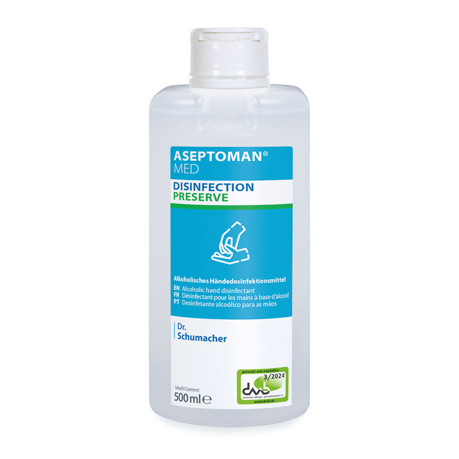 Aseptoman med 500 ml dispenser bottle, hand disinfectant
