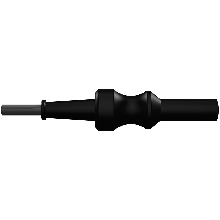 HF-Kabel bipolar, Flachstecker, gerade,