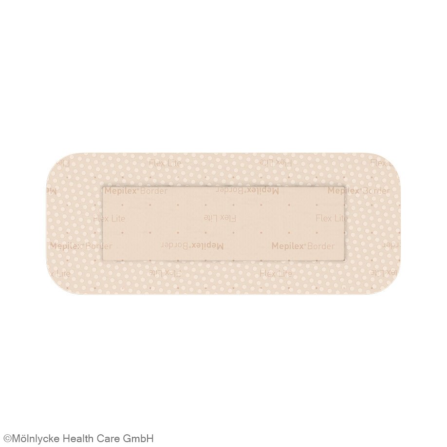 Mepilex Border Flex Lite foam dressing sterile, 5 x 12.5 cm (10 pcs.)