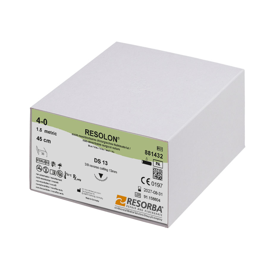 RESOLON DS 13 4/0=1,5 blau monofil,