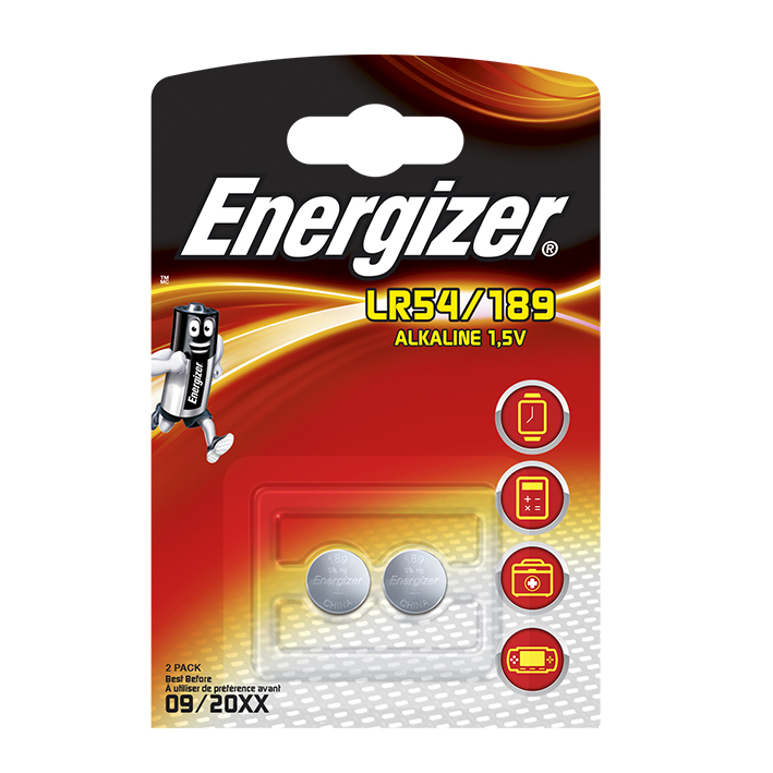 Energizer specialty battery 189, type LR54 1.5 V (2 pcs.)