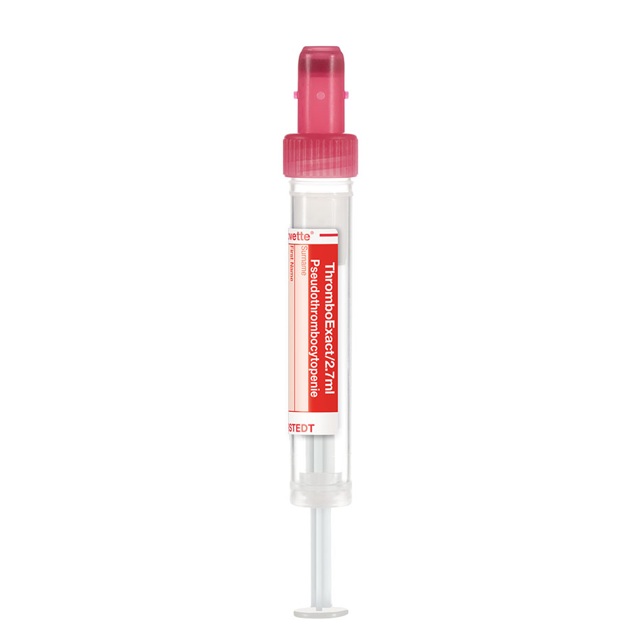 S-Monovetten 2,7 ml  66 x 11 mm, ThromboExact, Papieretikett, steril (50 Stck.)