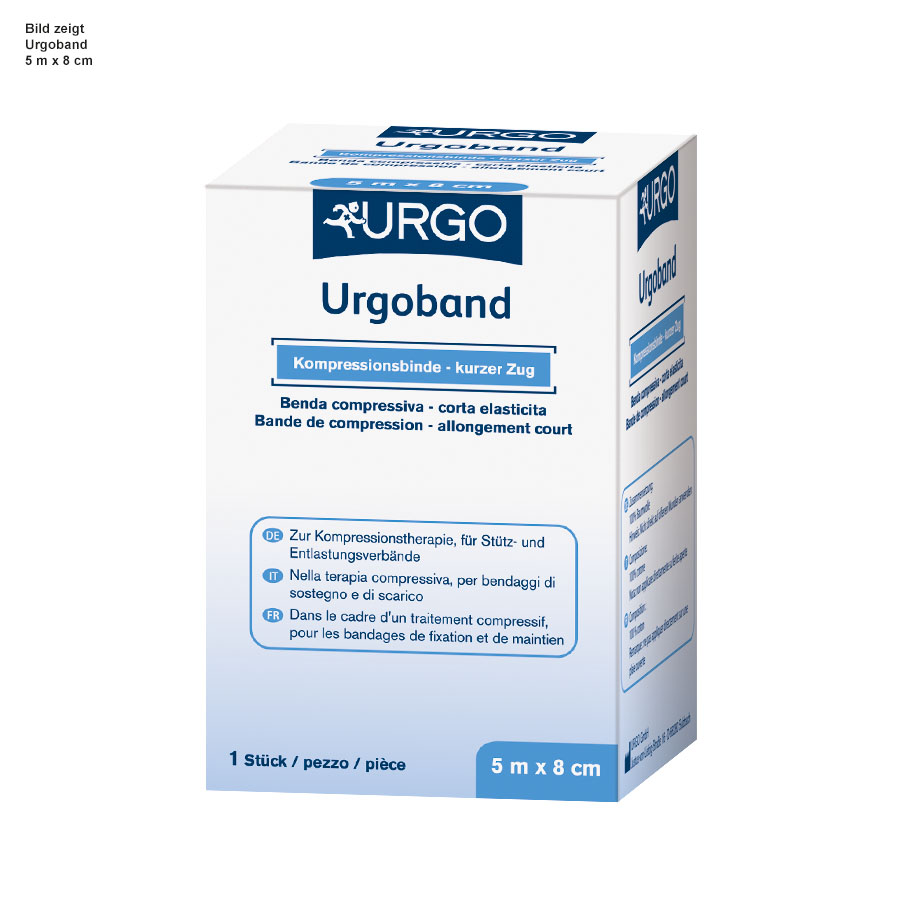 Urgoband Kurzzugbinde, hautfarben,