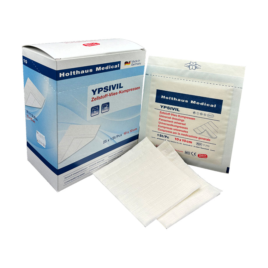 YPSIVIL Zellstoff-Vlieskompressen