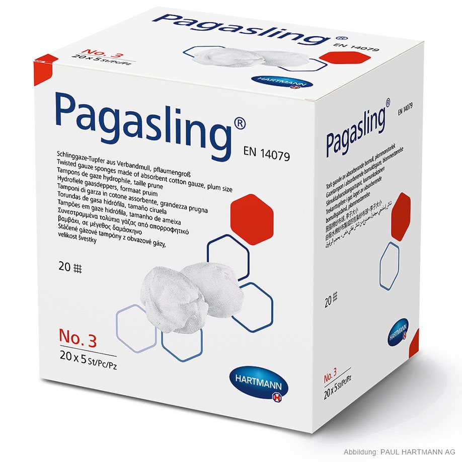 Pagasling Schlinggazetupfer steril