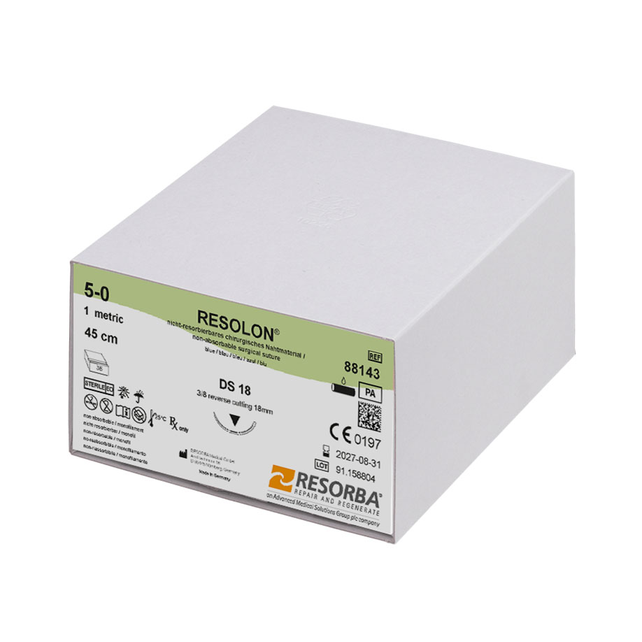 RESOLON DS 18 5/0=1 blau monofil,