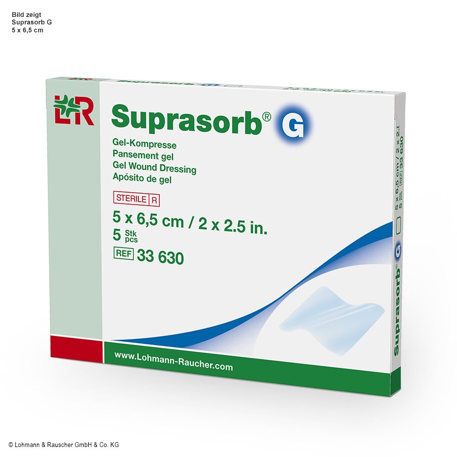 Suprasorb G Gel-Kompressen